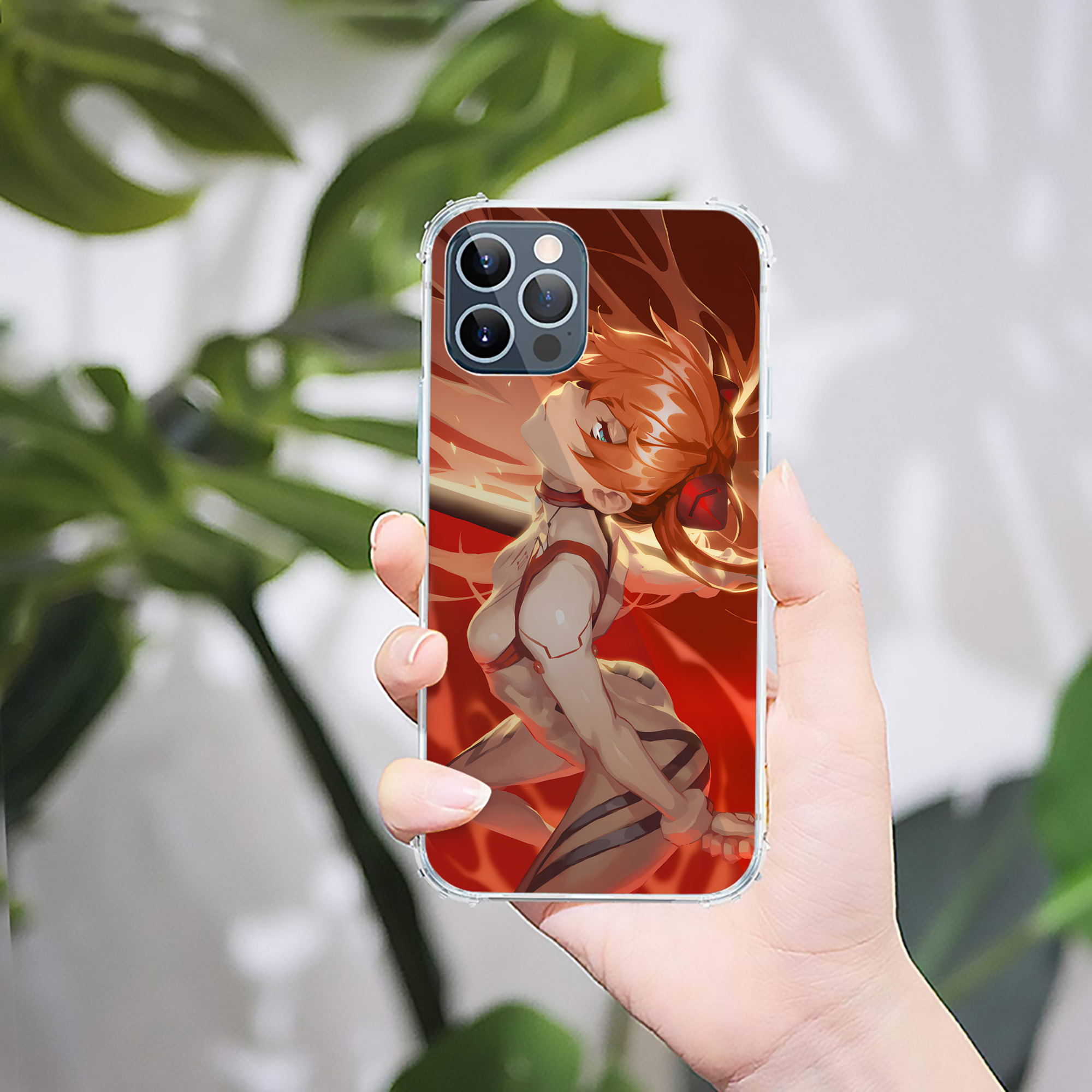 （画像用） EVA 新世紀エヴァンゲリオン 【iPhone 12シリーズ対応】透明スマホケース（クリアソフトケース）